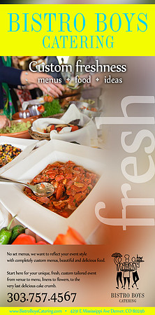 Bistro Boys Catering Print Ad