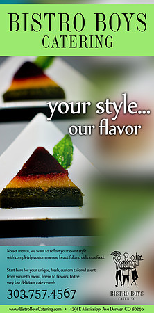 Bistro Boys Catering Print Ad