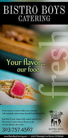 Bistro Boys Catering Print Ad